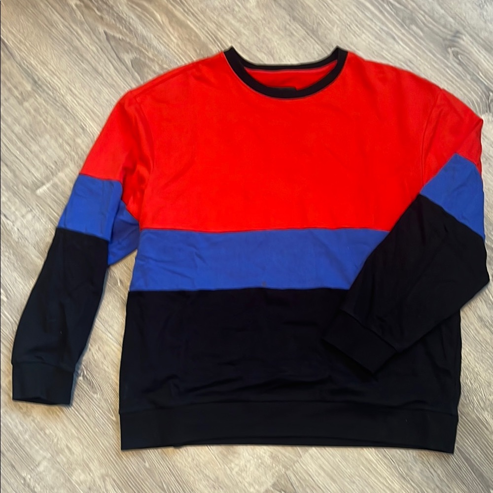 Men’s Color-block Crewneck